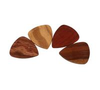 MAGICLULU 1 Box Professional Wooden Guitar Picks Boxed Lightweight Folk Electric Guitar Plectrums for Easy Carry and Storage for Beginners and Musicians Sharing