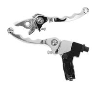 MAGICLULU 1 Pair Brake Handle Motorcycle Brake Lever Aluminium Metal Material Enhancing Safety Easy Installation for Off-Road Motorcycles