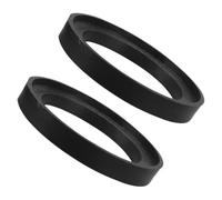 MAGICLULU 1 Pair Car Speaker Spacer Adaptor Ring Speaker Mount Black Plastic 1.5-inch Base Ring Threeway Design Secure Installation Easy DIY Installation A-pillar Modification