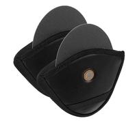 MAGICLULU 1 Pair Helmet Ear Pads Motorcycle Accessories Wind Proof Ear Protector Cotton Material Simple Delicate Style Lightweight Black Easy to Install for Riding in Cold Weather