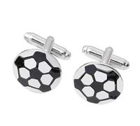 MAGICLULU 1 Pair of Creative Football Cufflinks for Men, Silver Copper Business Shirt Accessories, Practical and Aesthetical Sleeve Nail for Formal Occasions