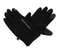 MAGICLULU 1 Pair Outdoor Gloves Windproof Working Gloves Comfortable Breathable Neoprene Polar Fleece Conductive Leather Material Men Women for Sports Camping