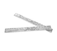 MAGICLULU 1 Pair Silver Copper Calligraphy Paperweight with Engraved Chinese Zodiac Horse Design - Metal Manuscript Holder and Paper Press for Calligraphy Practice and Ink Painting