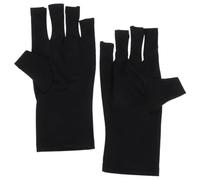 MAGICLULU 1 Pair UV Protection Gloves UV Gloves Comfortable Polyester Barrier Against Rays for Nail Technicians and DIY Beauty Enthusiasts Nail Care