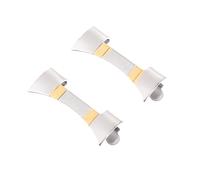 MAGICLULU 1 Pair Watchband Making Connector Watch Strap Connector Rust-Proof Stainless Steel Precise Design Lightweight Suitable for 20mm Watch Strap Professional Use Watchband DIY Work