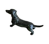 MAGICLULU 1 PC Creative Black Dachshund Resin Ornament for Home and Garden Decor Unique Micro Landscape Sculpture and Realistic Design for Potted Plants and Succulents