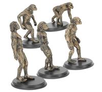 MAGICLULU 1 Set Human Evolution Model Educational for Creative Man Figures for Teaching Learning Living Scene Props