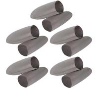 MAGICLULU 10 Pcs Anti-Sweat Finger Sleeves for Gaming, Breathable Silver Fiber Touch Screen Thumb Covers, Oil-Proof Elastic Anti-Slip Finger Cots for Mobile Phone Play