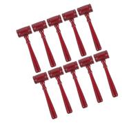 MAGICLULU 10 Pcs Judge Gavel with Ergonomic Handle Courtroom Hammer for Lawyer Decor Auction Halloween Cosplay Party Props Professional Role Playing Accessories