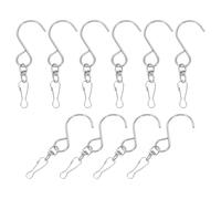 MAGICLULU 10 Pcs Wind Spinner Swivel Hooks Rotating Hooks for Home and Decor Silver S-Shaped Sturdy Metal Construction and Easy Installation