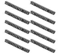 MAGICLULU 10 Sets Price Tag Price Display Block Adjustable Design Abs Material Simple Classic Style for Jewelry Shops and Trade Fairs