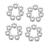 MAGICLULU 100pcs Alloy Crown Charms Jewelry Pendants for DIY Bracelet Necklace Making Lightweight Craft Accessories for Adults Compact for Jewels Crafting and Creation