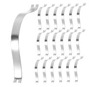 MAGICLULU 100pcs Aluminum Alloy Picture Frame Clips Spring Hardware for Hanging Photos Easy to Install Backing Fasteners for Small Pictures Sturdy and Reliable Frame Clips