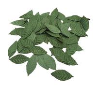 MAGICLULU 100pcs Artificial Silk Green Leaves for Wedding Party DIY Garland Floral Wreath Craft Accessories Lightweight Reusable Fake Leaf Decorations for Bridal Shower Birthday Luau Events