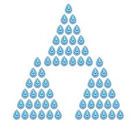 MAGICLULU 100Pcs Blue 18X25Mm Peacock Water Droplet Resin Rhinestones Flatback DIY Clothes Accessories for Wedding Dress Decoration and Handmade Scrapbooking