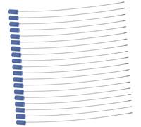 MAGICLULU 100pcs Cable Seals with Numbered Tags Stainless Steel Security Wire Locks for Shipping Containers Trucks Trailers Tamper Evident Packing Seals Anti-Theft Steel Tie Wraps