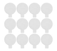 MAGICLULU 100pcs Circle Labels Round Dots Labels 10x0.5mm Self-Adhesive Leaves No Trace Pet Release Paper Acrylic for Envelopes Notebooks