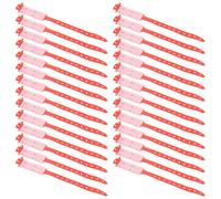 MAGICLULU 100Pcs Disposable Medical Id Wristbands for Hospital Patient Identification, Adult Size Red Admission Wristbands for Elderly Healthcare and Nursing Use