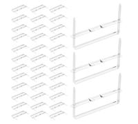 MAGICLULU 100pcs Metal Fastener Binder Clips 8cm Binding Prongs with Good Toughness and Easy to Install for Stationery Bookbinding