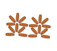 MAGICLULU 100PCS Oval Wooden Beads Large Hole Natural Wood Beads for DIY Macrame Jewelry Making for Curtains Bags Bracelets and Christmas Ornaments