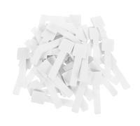 MAGICLULU 100pcs Reusable Adjustable Hook and Loop Cable Ties White Self-gripping Cable Management Straps for Wire Organizer Cord Fastening Data Bundling in Home and Office