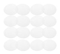 MAGICLULU 100pcs Round Plastic Mesh Canvas Sheet for DIY Crochet Projects, Sturdy and Easy to Carry Plastic Weaving Grid for Students, for On-the-go Crafting and Bag Making