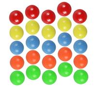 MAGICLULU 100pcs Small Counting Balls for Educational Probability Learning Aids Solid Balls for Math Teaching Color Recognition and Statistical Induction with Orange Green Blue Yellow Red