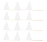 MAGICLULU 100pcs Small Mini Blank Toothpick Flags Triangular Cupcake Toppers for Food Labeling Fruit Markers and Cheese Boards Multipurpose Buffet Party Decorations