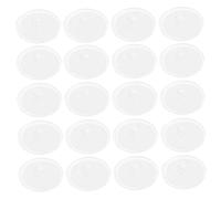 MAGICLULU 100pcs Small Transparent Adhesive Ceiling Disc Hooks for Wall Parts Traceless Hanging Tabs for Xmas Decorations and Posters Compact Design and Easy to Use