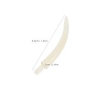 MAGICLULU 100pcs Tibetan Faux Ivory Elephant Tooth Charms with Head Lightweight Plastic Beads for Jewelry Making DIY Crafts Keyring Unisex Accessories