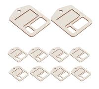 MAGICLULU 100pcs Wooden Embroidery Floss Bobbins Organizer for Sewing Thread Storage, Easy Retrieval with Natural Artistic Design, for Crafting and Embroidery Projects