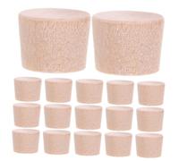 MAGICLULU 100Pcs Wooden Furniture Hole Plugs Tapered Screw Covers Wood Color for Woodworking Repair and Hole Concealment