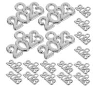 MAGICLULU 100Pcs Year Charm Pendants Silver Alloy Graduation Party Favors DIY Jewelry Making Accessories Skin-friendly Crafting Supplies