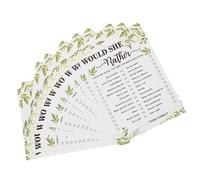 MAGICLULU 10pcs Bachelorette Game Cards Set for Bridal Shower Wedding Engagement Anniversary Intimacy Game for Couples Props to Test Understanding and Enhance Celebration Atmosphere