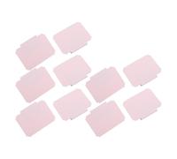 MAGICLULU 10pcs Basket Clip Label Tags Plastic Storage Box Label Clips Removable Clip-on Design No Installation Tools Required Pink for Bathroom Baskets and Linen Organization