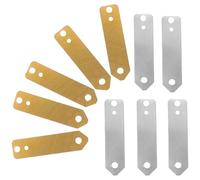 MAGICLULU 10pcs Copper and Zinc Electrode Sheets Set for Fruit Battery Experiment, Copper Strip and Zinc Anode Material, Science Experiment Supplies for Educational Use