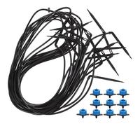 MAGICLULU 10pcs Drip Irrigation Parts for Plants and Potted Plants, PVC and Pe Material with Optimal Water Control and Efficient Usage of Water, for Gardening and Indoor Space