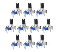 MAGICLULU 10pcs Dual Rotary Potentiometer Knobs 4 Pin Vertical Mount Electronic Piano Replacement Parts for Keyboard Repair and Daily Practice with Consistent Linearity and Metal Plastic