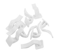 MAGICLULU 10pcs Fan Shroud Retaining Clamp Radiator Hanger 6.2mm Abs Plastic Clip Design Hook Design Stylish Sturdy Radiator Cover Support Splash Kit for Hotels and Offices in Winter