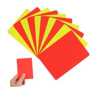 MAGICLULU 10pcs Football Soccer Referee Cards Set PVC Red Yellow Cards for Sports Judges Compact Design for Volleyball and Football Matches Practical Match Essentials