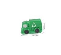 MAGICLULU 10pcs Garbage Truck Models for DIY Crafting Realistic Micro Landscape Decor Accessories Compact Tiny Car for Home Office Shop Display