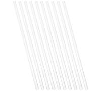 MAGICLULU 10pcs Lab Stirring Rods with Rounded Tips for Beakers Glass Material for Laboratory Mixing and Flow Control