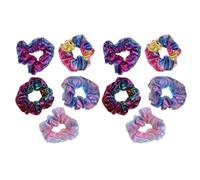 MAGICLULU 10pcs Large Gradient Color Hair Scrunchies Set Double-sided Holographic Oversized Hair Rings for Women Stretchy Ponytail Holders Multi-color Accessories