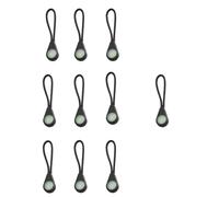 MAGICLULU 10pcs Luminous Zipper Decoration Glow the Dark Plastic Pulls for Outdoor Camping and Mountaineering Backpacks Lightweight and Anti-lost