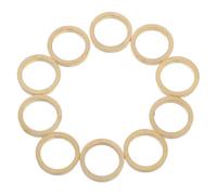 MAGICLULU 10pcs Medium Copper Door Hinge Washers Set - Heavy Duty round Flat Gaskets for Bathroom, Kitchen, and Main Door Repair - Precision Copper Metric Flat Washers for Gate Hinge