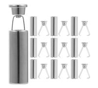 MAGICLULU 10pcs Metal String Tips Shoelace Ends Tips for Shoelace Repair and Shoestring Accessories with Zinc Alloy Material Elegant Finish Tight Fastening Securing by Threading and Pulling