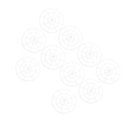 MAGICLULU 10pcs Plastic Fermenting Weights for Pickling Jars Press Plates for Vegetables Peppers Fermented Foods Easy-Clean Mesh Pressers for Enhanced Pickling Process