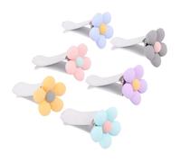 MAGICLULU 10pcs Resin Flower Car Air Vent Clips Auto Air Vent Decor Bright Spring Colors Mini Car Interior Accessories Random Color
