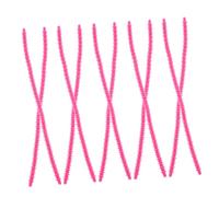 MAGICLULU 10Pcs Rose Red Silicone Spiral Perm Rods Small Hair Curlers for DIY Styling Non-deforming Hair Rollers for Secure Spiral Curls and Even Hold Hairdressing Tool Kit