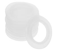 MAGICLULU 10pcs Silicone Bathroom Sealing Washers Universal Fit Bathtub Overflow Gasket Kit with Easy Installation for DIY Plumbing and Sink Drain Repairs